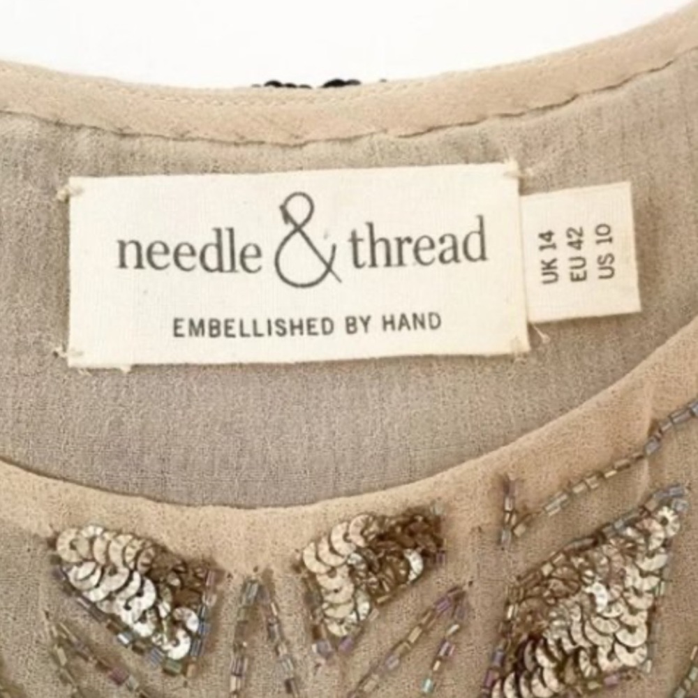 Needle & Thread War of Flowers Black Mini Dress | 10 - Picture 6 of 10